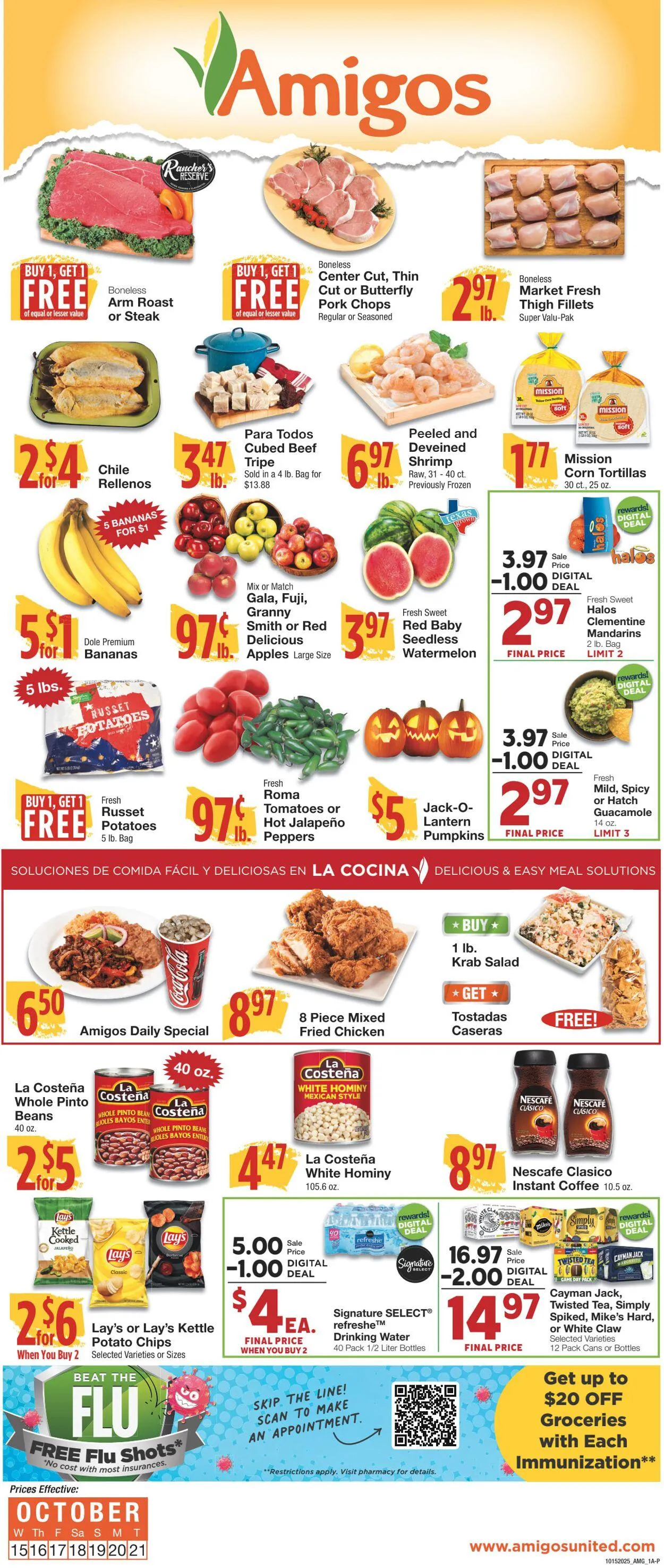 Weekly ad United Supermarkets Current weekly ad from October 14 to October 21 2025 - Page 1