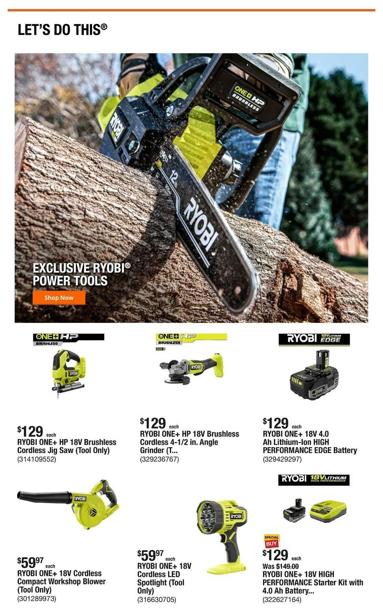 Weekly ad The Home Depot flyer from September 22 to September 29 2025 - Page 3