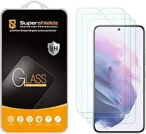 Supershieldz (3 Pack) Designed for Samsung Galaxy S22+ / S22 Plus Tempered Glass Screen Protector, Anti Scratch, Bubble Free