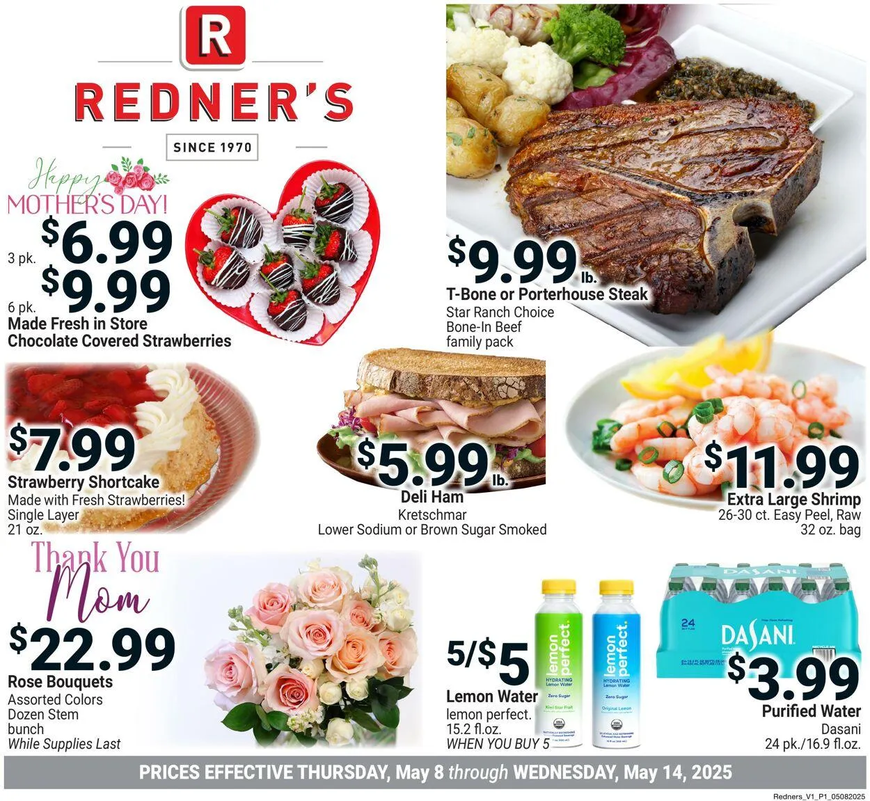 Weekly ad Redner’s Warehouse Market Current weekly ad from May 8 to May 14 2025 - Page 1