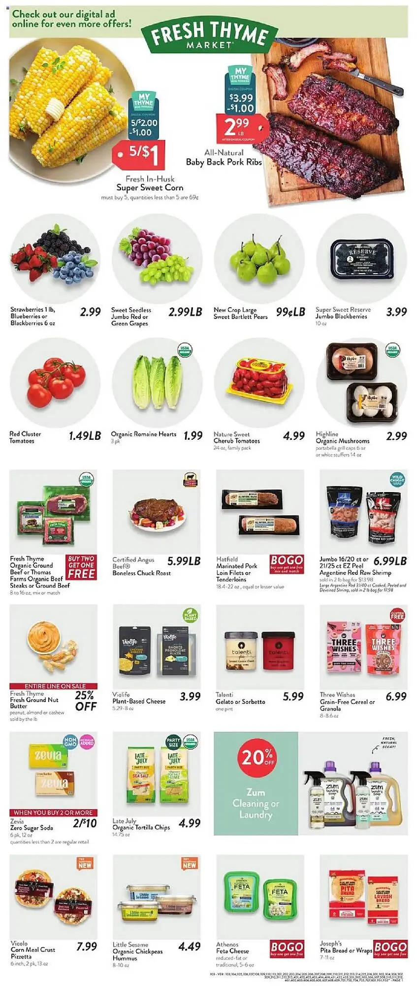 Weekly ad Fresh Thyme Weekly Ad from April 23 to April 29 2025 - Page 1