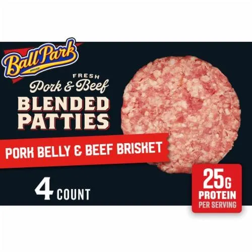 Ball Park® Pork Belly & Beef Brisket Patties for Burgers