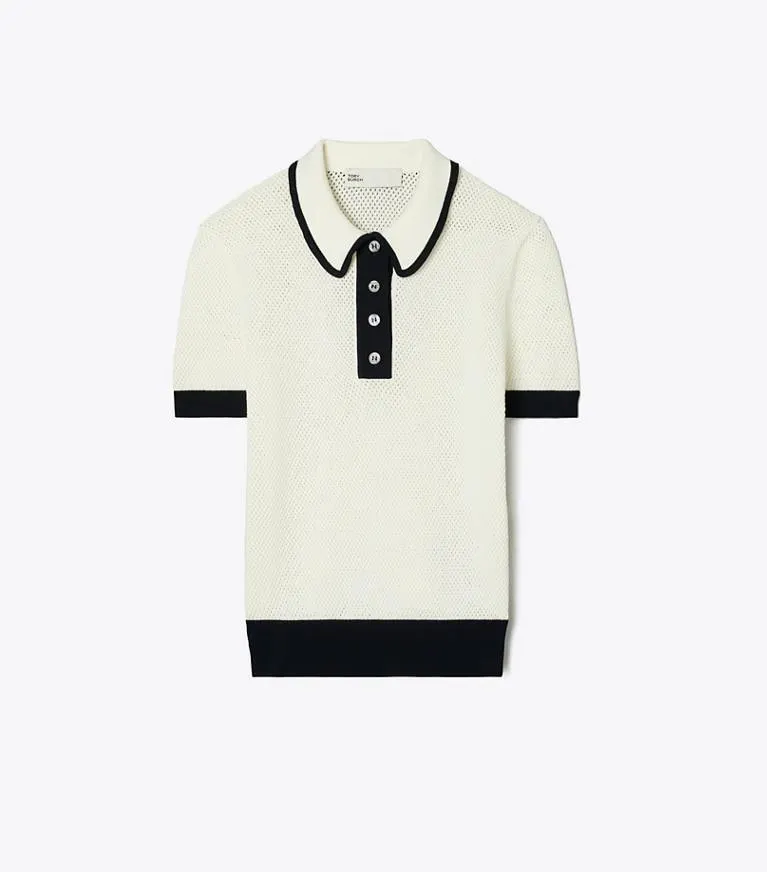 VISCOSE POINTELLE SWEATER