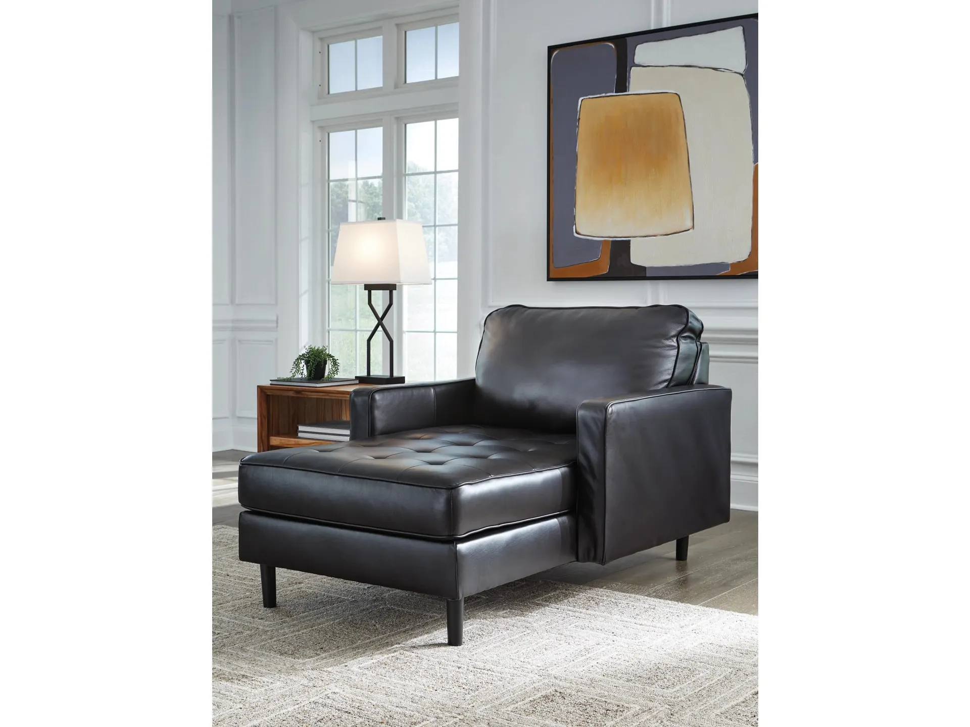 Bryceview Leather Chaise