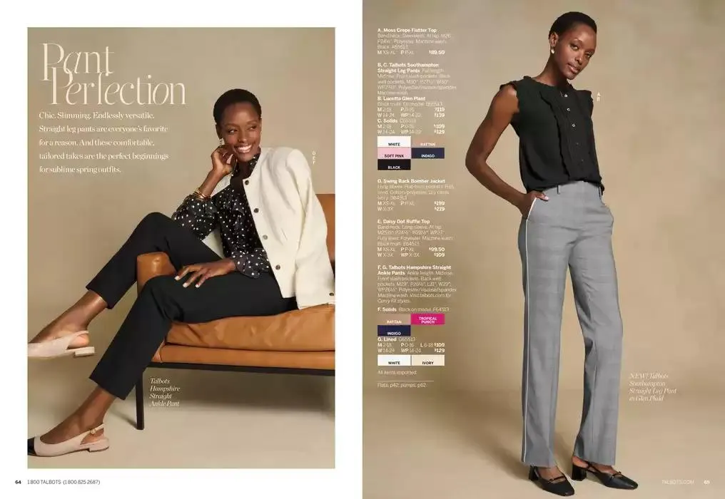 Weekly ad Talbots Next Stop, SPRING! from February 18 to March 4 2025 - Page 33