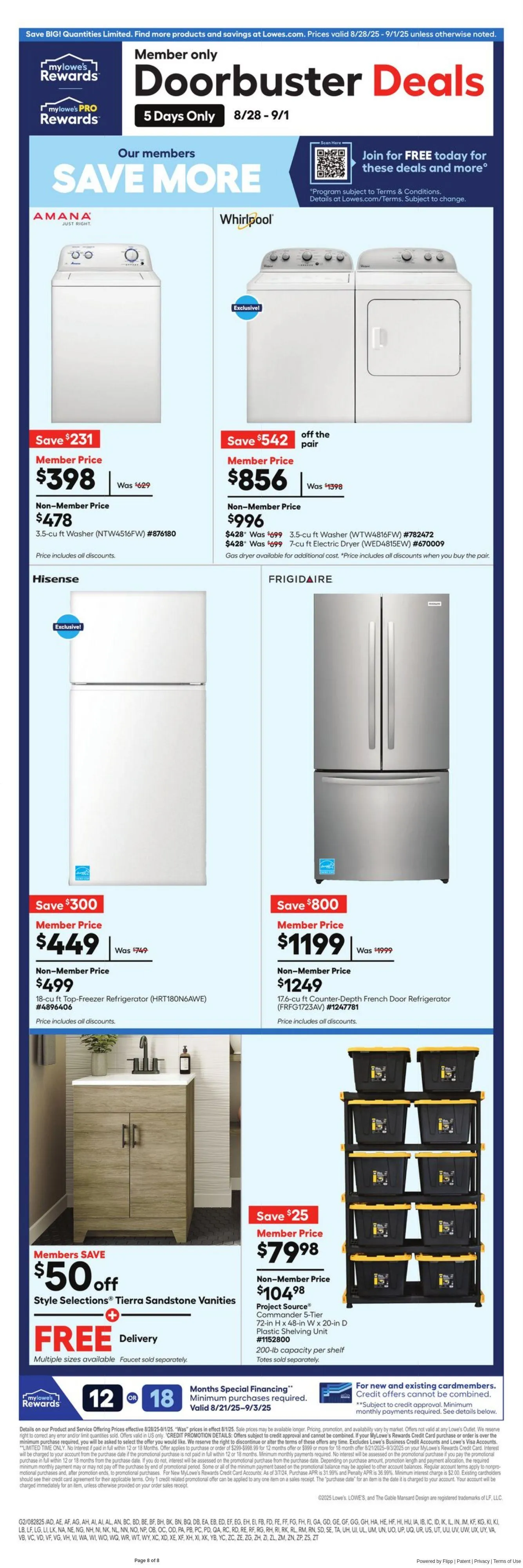 Weekly ad Lowe's from August 28 to September 1 2025 - Page 8