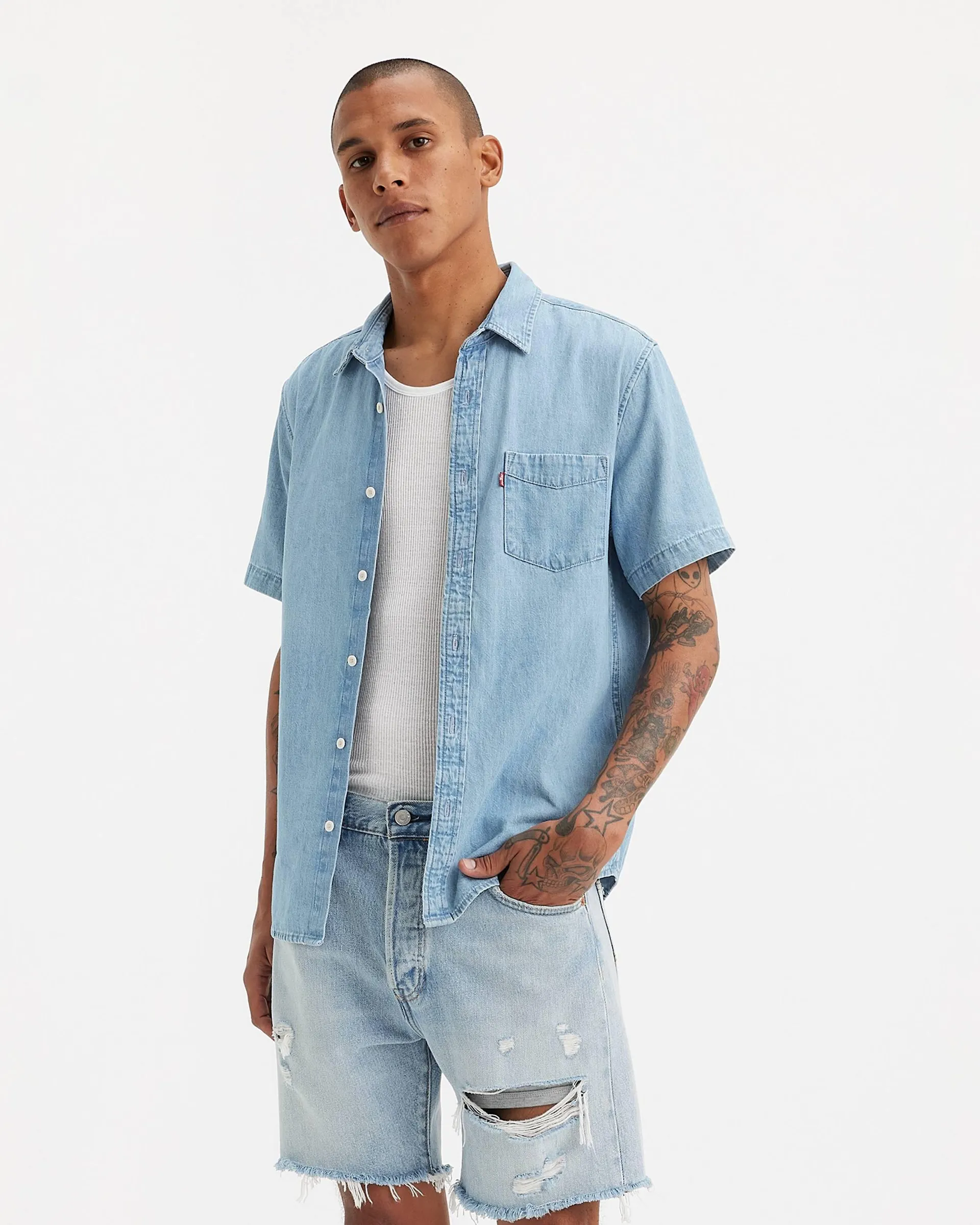 Short Sleeve Classic One Pocket Standard Fit Shirt