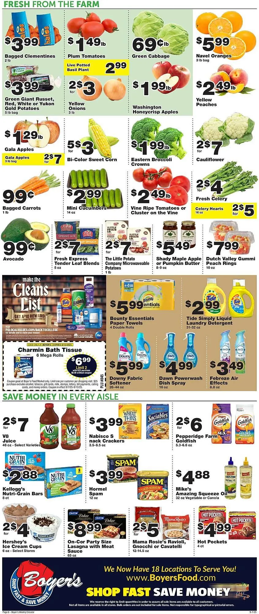 Weekly ad Boyer's Food Markets weekly ad from September 7 to September 13 2025 - Page 6