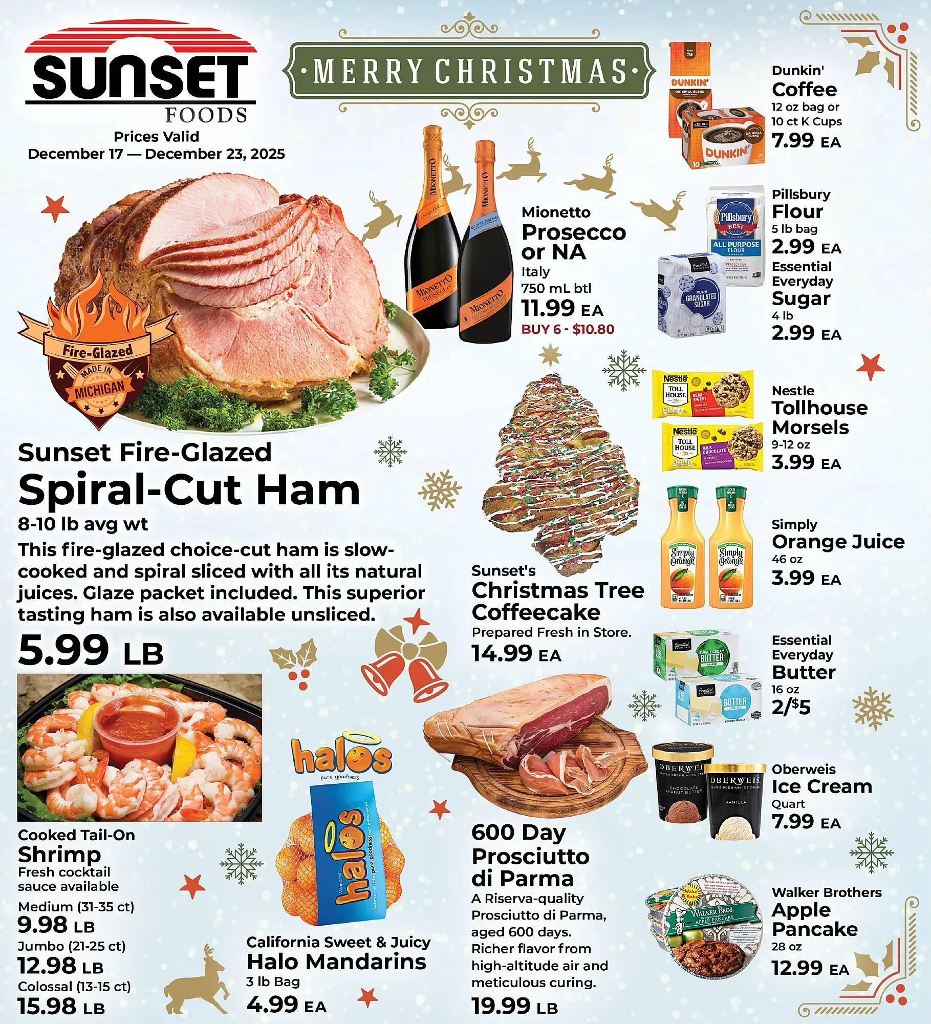 Weekly ad Sunset Foods weekly ad from December 17 to December 23 2025 - Page 1