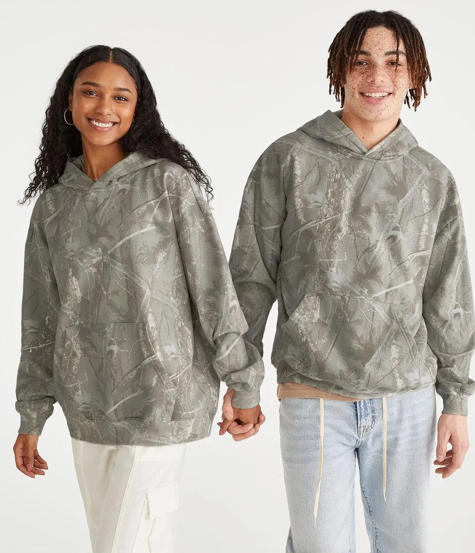 Forest Camo Essentials Pullover Hoodie