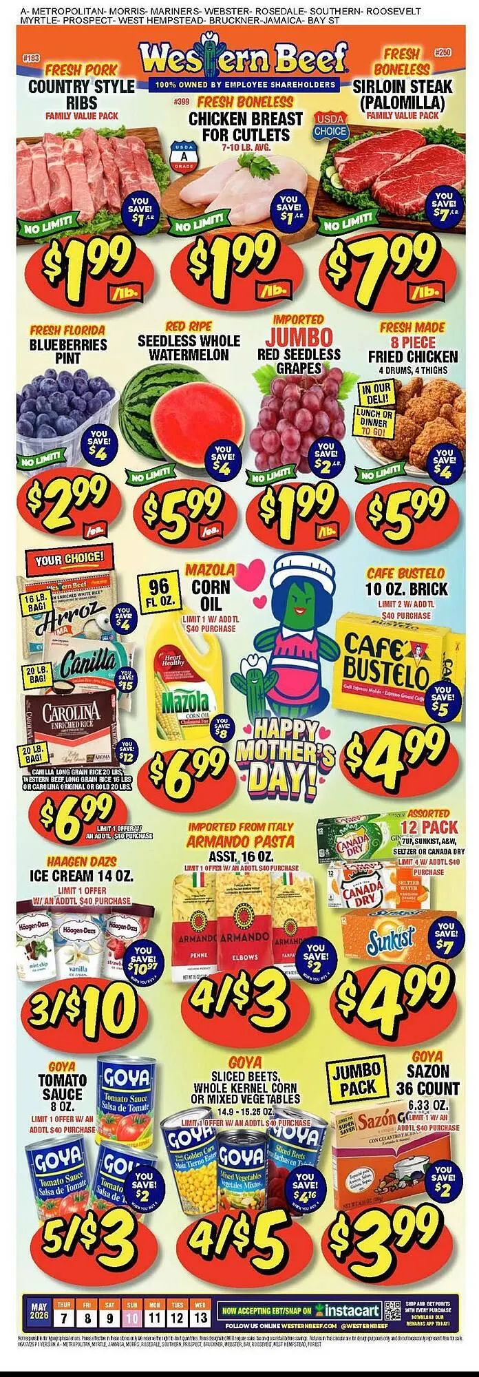 Weekly ad Western Beef circular from May 7 to May 13 2026 - Page 1