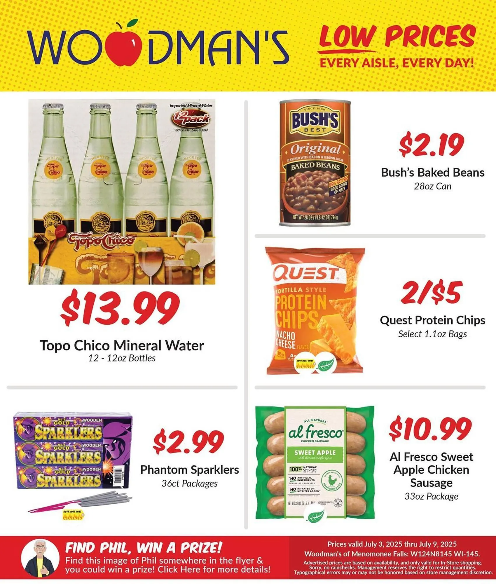 Weekly ad Woodman's Weekly Ad from July 3 to July 9 2025 - Page 1