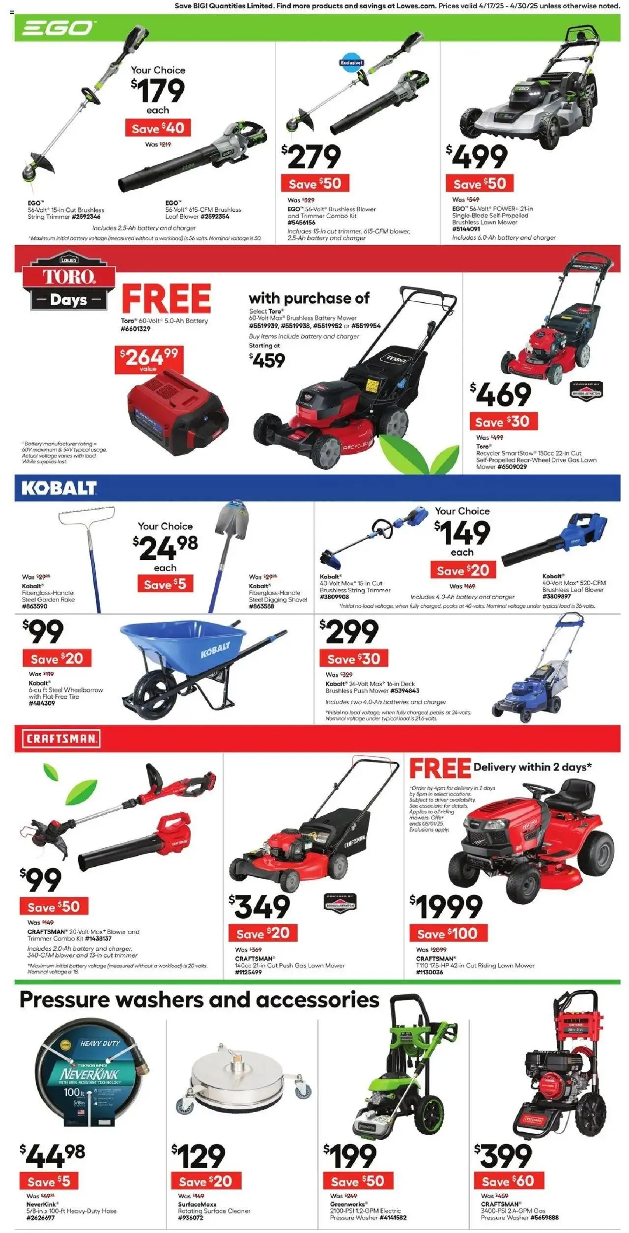 Weekly ad Lowe's Weekly Ad from April 17 to April 30 2025 - Page 3