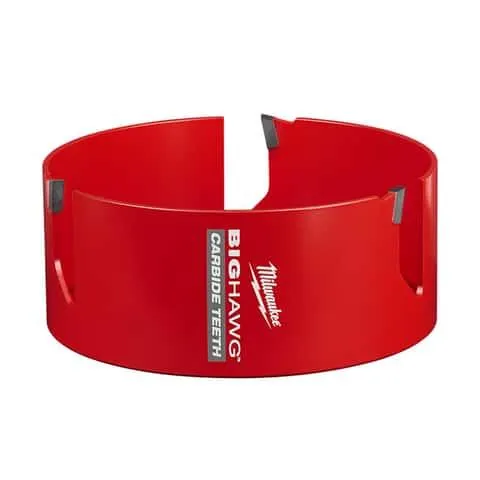 Milwaukee Big Hawg 6-1/4 in. Carbide Tipped 2.44 in. L Hole Saw