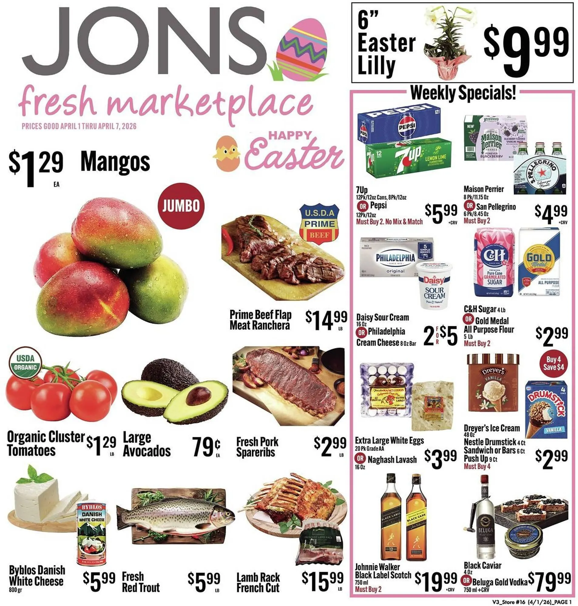 Weekly ad Jons International weekly ad from April 1 to April 7 2026 - Page 1