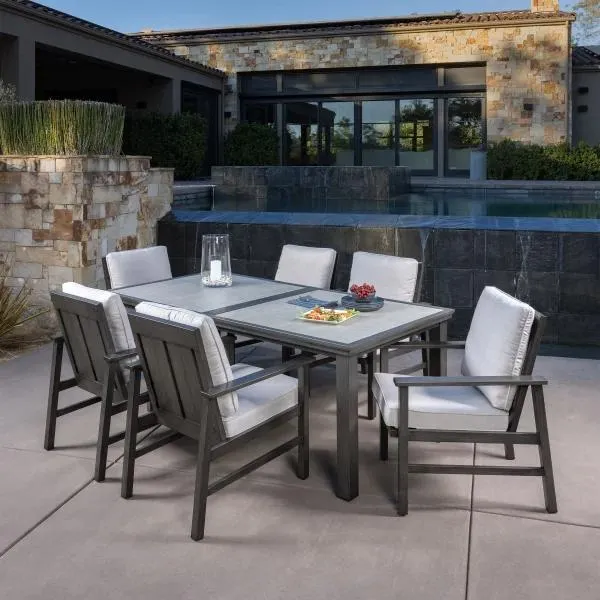 SunVilla Clifton 7-piece Outdoor Patio Dining Set
