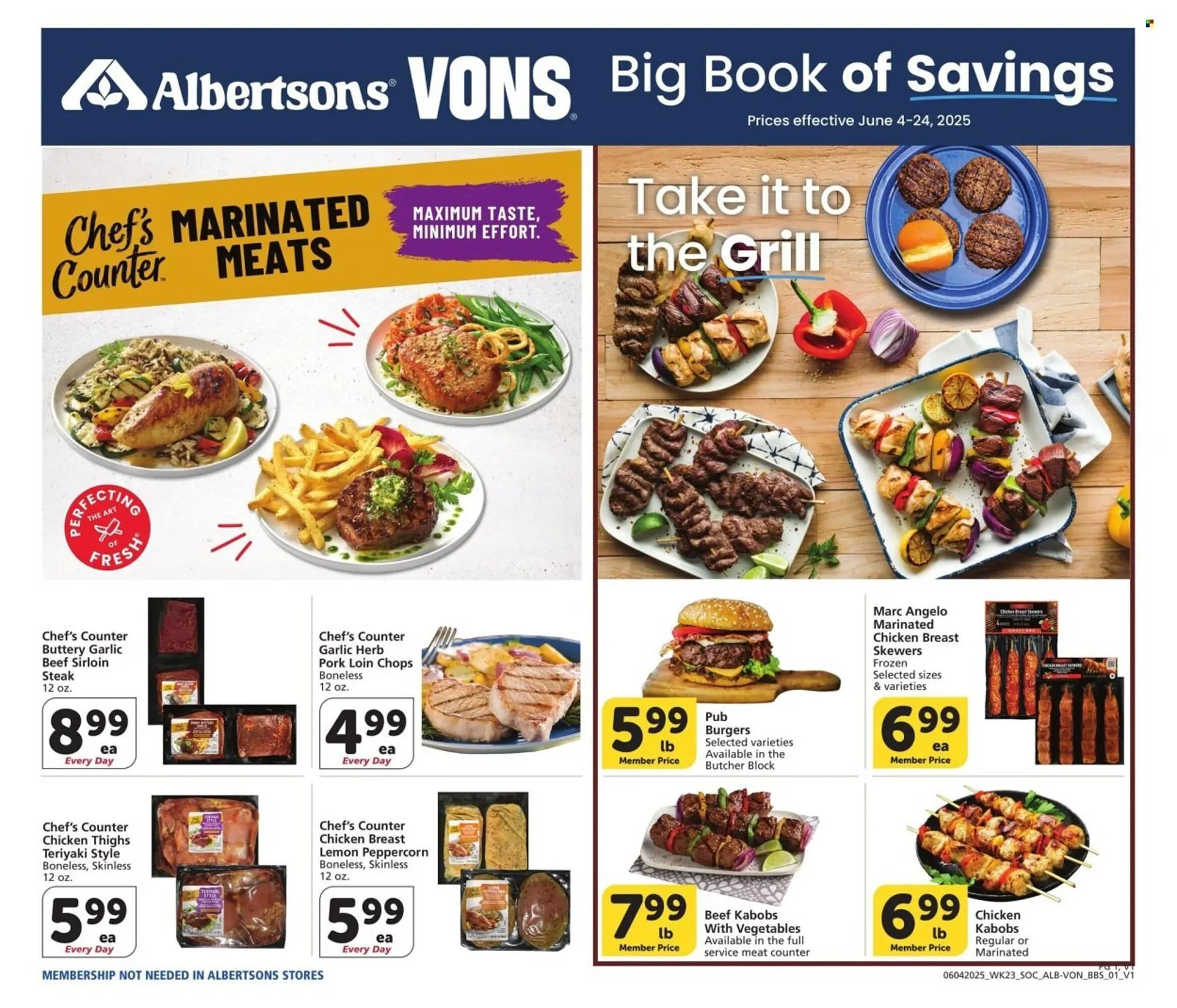 Weekly ad Albertsons Weekly Ad from June 4 to June 24 2025 - Page 1