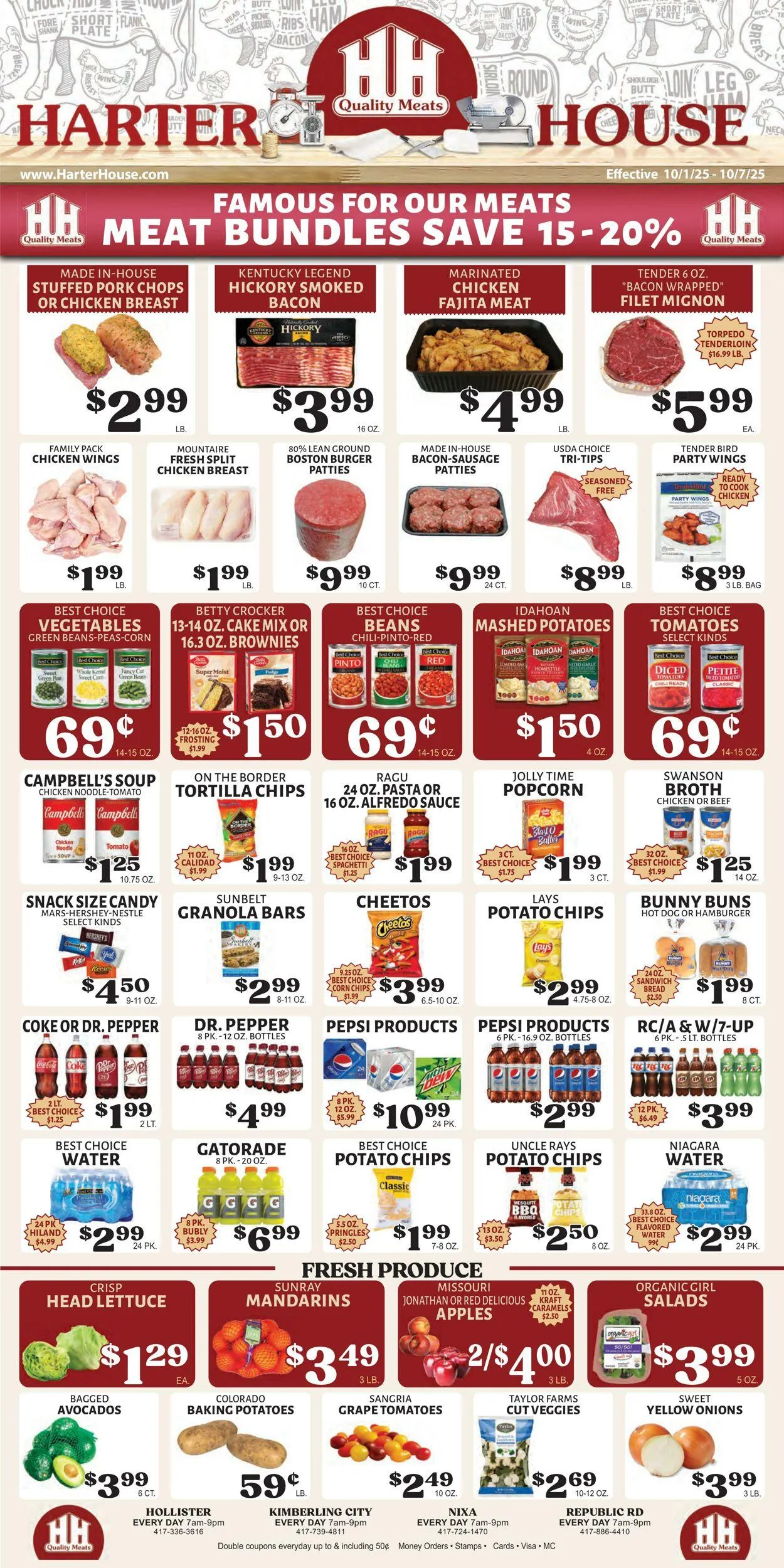 Weekly ad Harter House - Republic Road from October 1 to October 7 2025 - Page 1