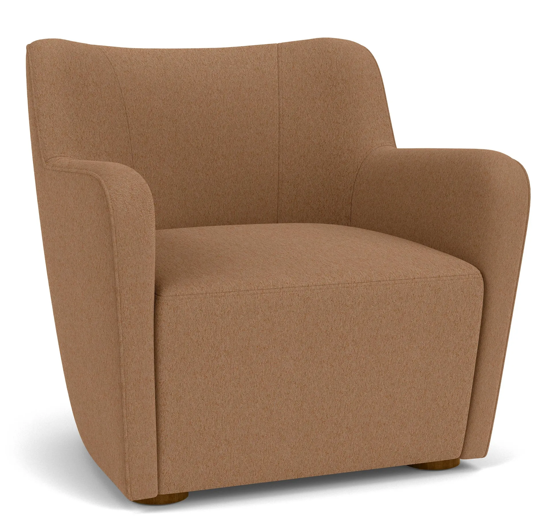 Lily Chair in Declan Sienna w/White Oak Legs