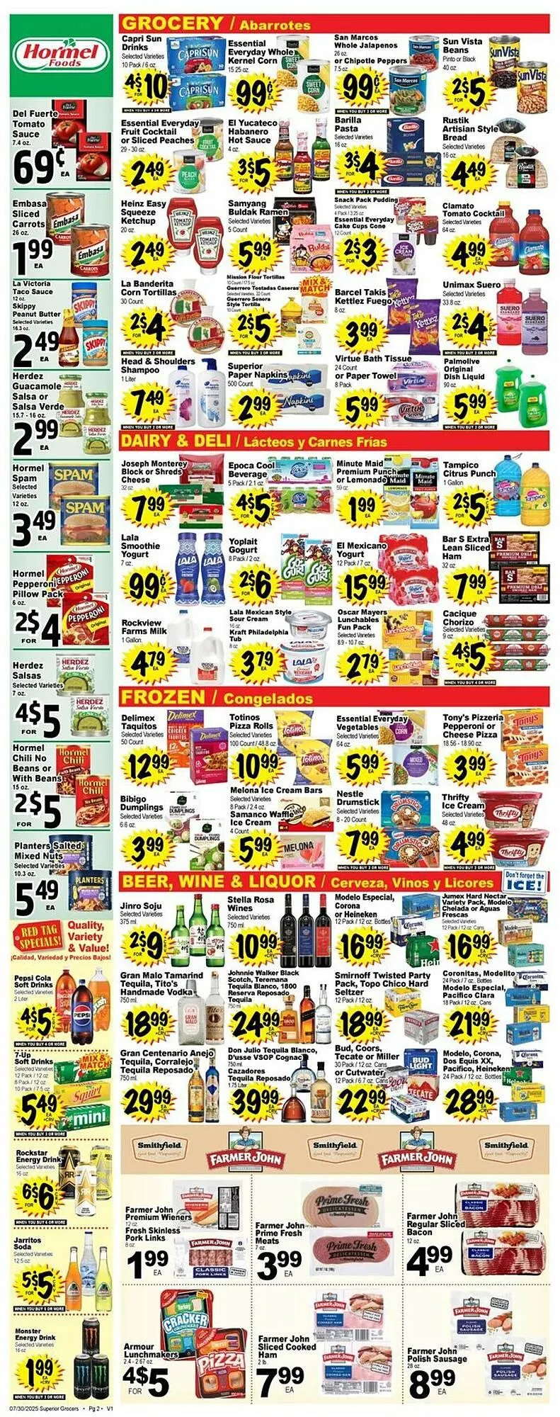Weekly ad Superior Grocers Weekly Ad from July 30 to August 6 2025 - Page 2
