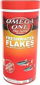 Omega One Freshwater Flakes, 2.2 oz