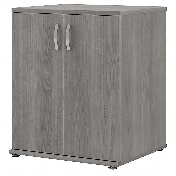 Bush Business Furniture 34" Floor Storage Cabinet with 2 Shelves,