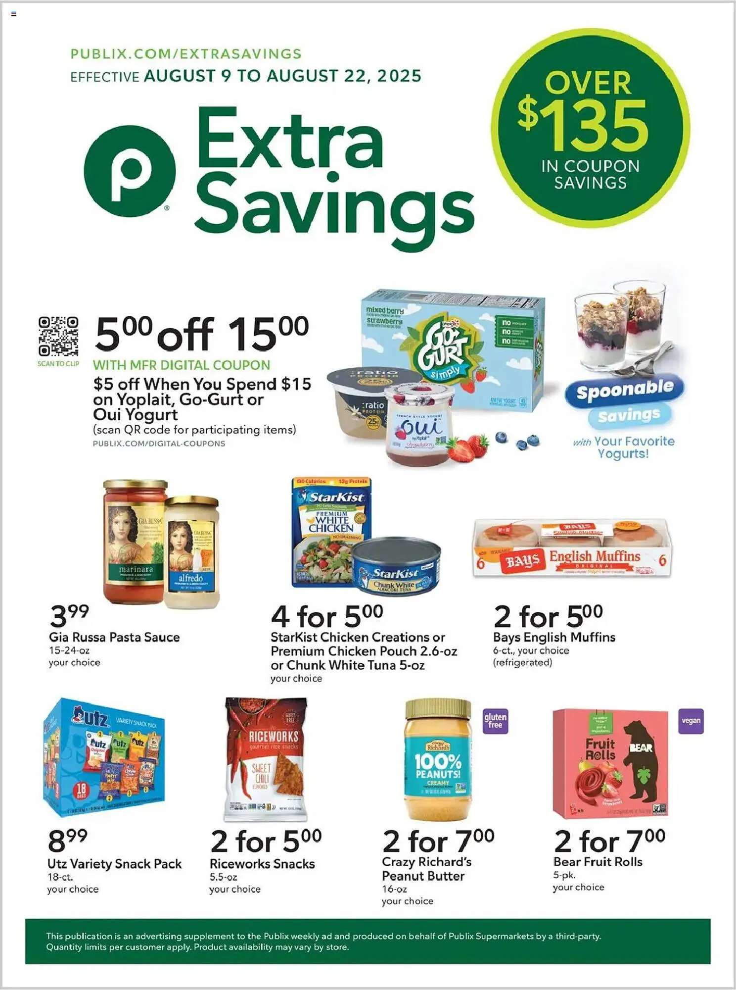Weekly ad Publix Weekly Ad from August 9 to August 23 2025 - Page 1