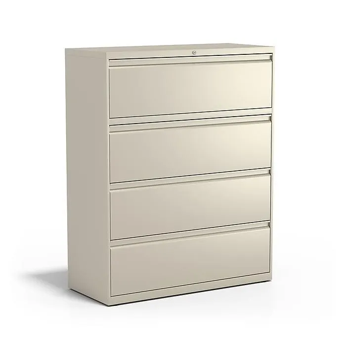 Staples Commercial 4 File Drawers Lateral File Cabinet,