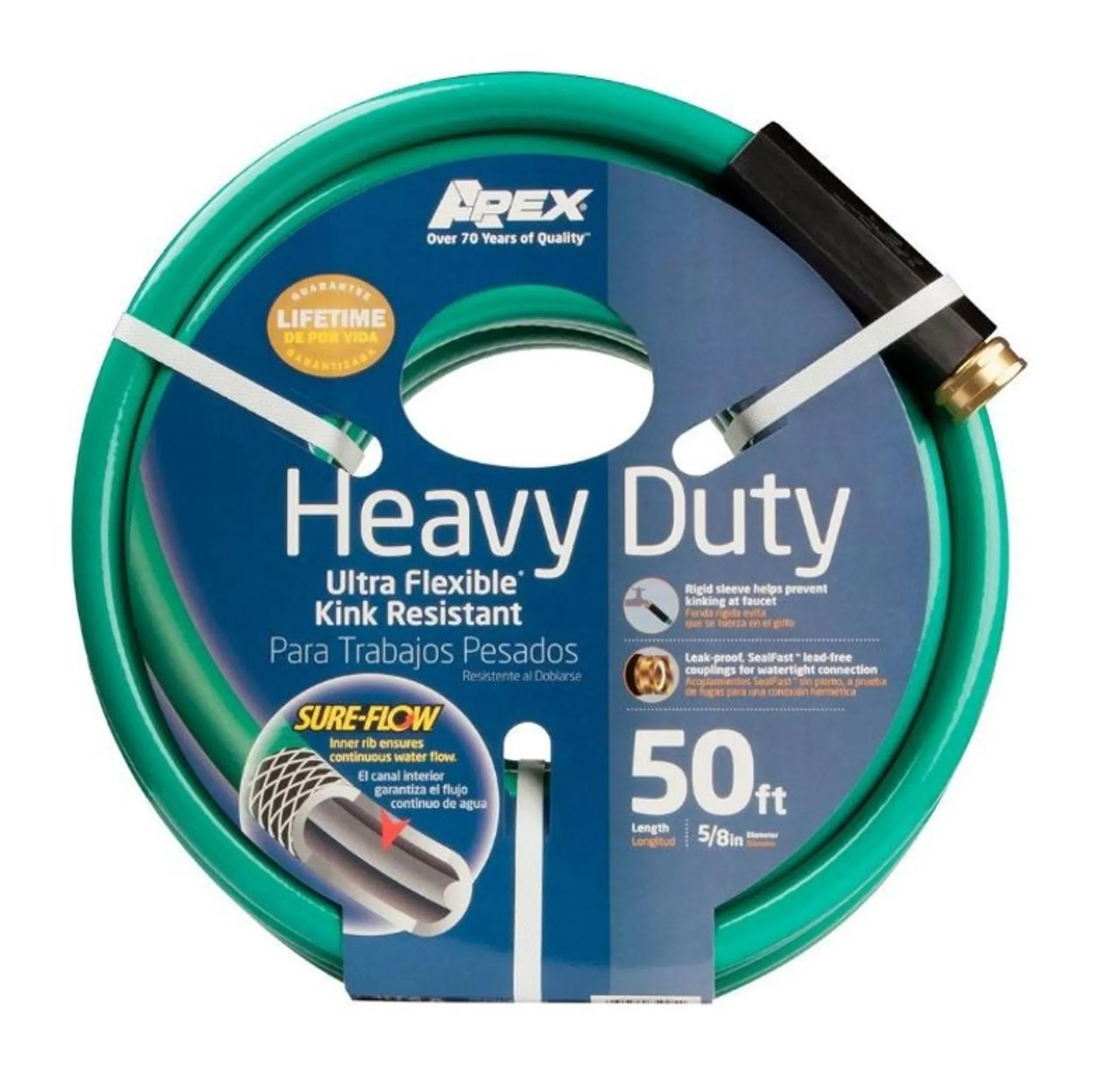 Teknor Apex Co. - 5/8 in. Dia x 50 ft. Heavy Duty Water Hose