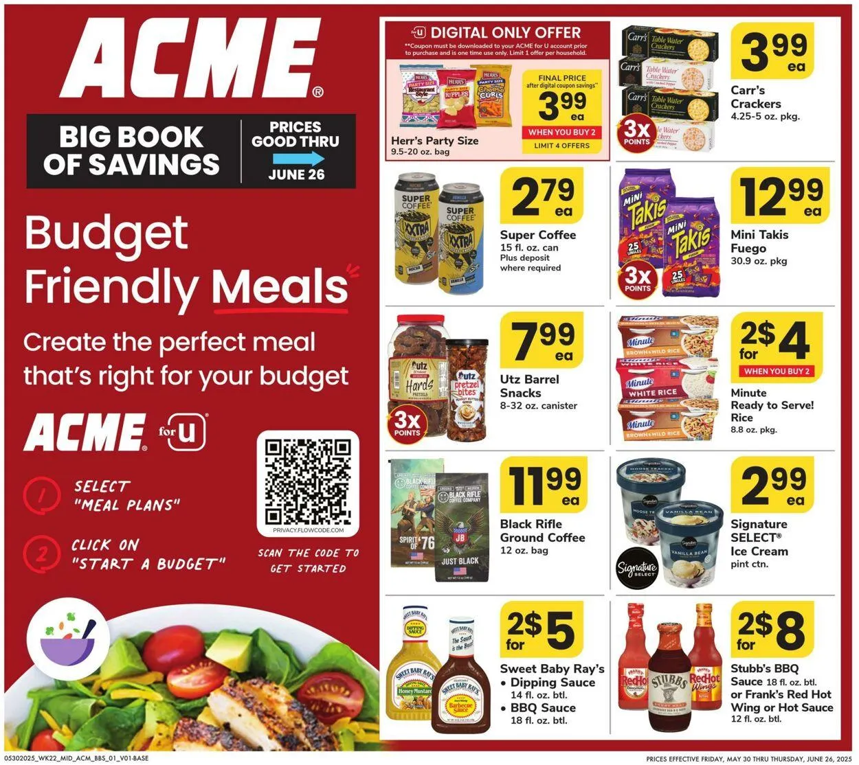 Catálogo de Acme Current weekly ad 30 de mayo al 26 de junio 2025 - Página 1