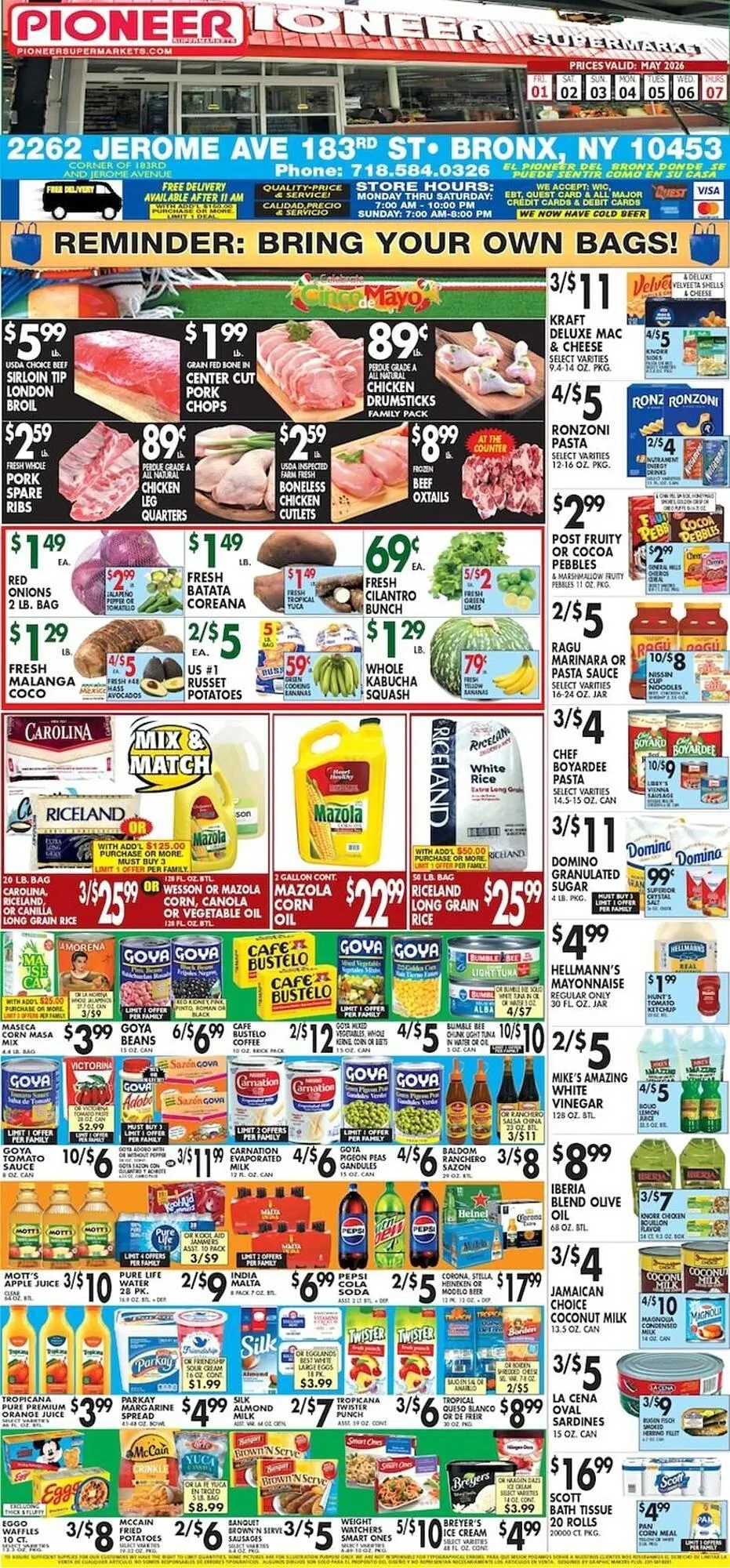 Weekly ad Pioneer Supermarkets weekly ad from May 1 to May 7 2026 - Page 1