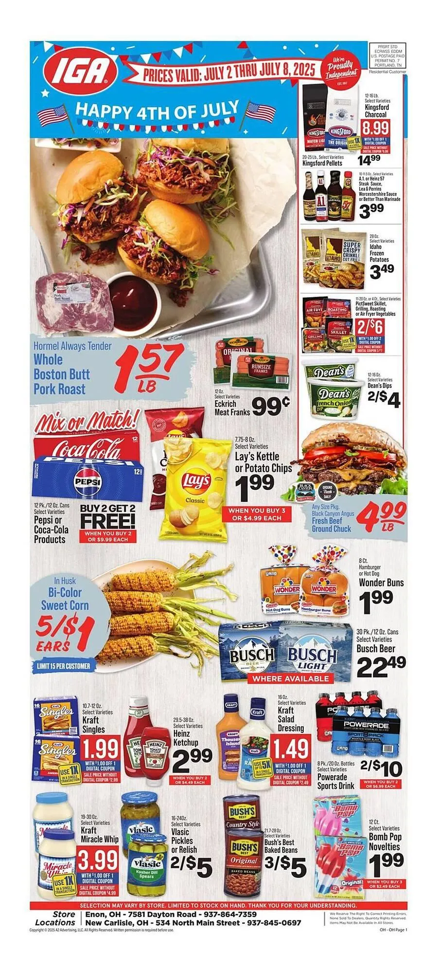 Weekly ad IGA Weekly Ad from July 2 to July 8 2025 - Page 1