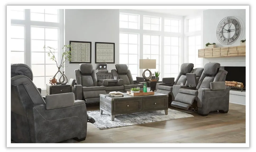 Modern Heritage Next Gen 3-Seater Leather Power Reclining Sofa