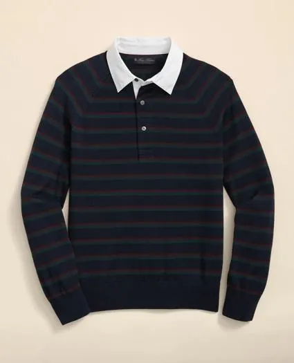Merino Wool Rugby Sweater