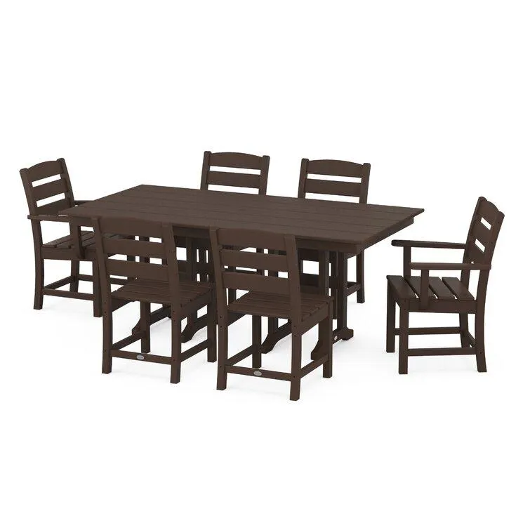Lakeside 7-Piece Farmhouse Dining Set
