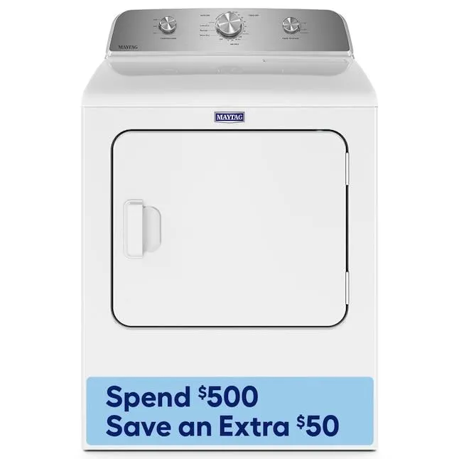 Maytag 7-cu ft Electric Dryer (White)