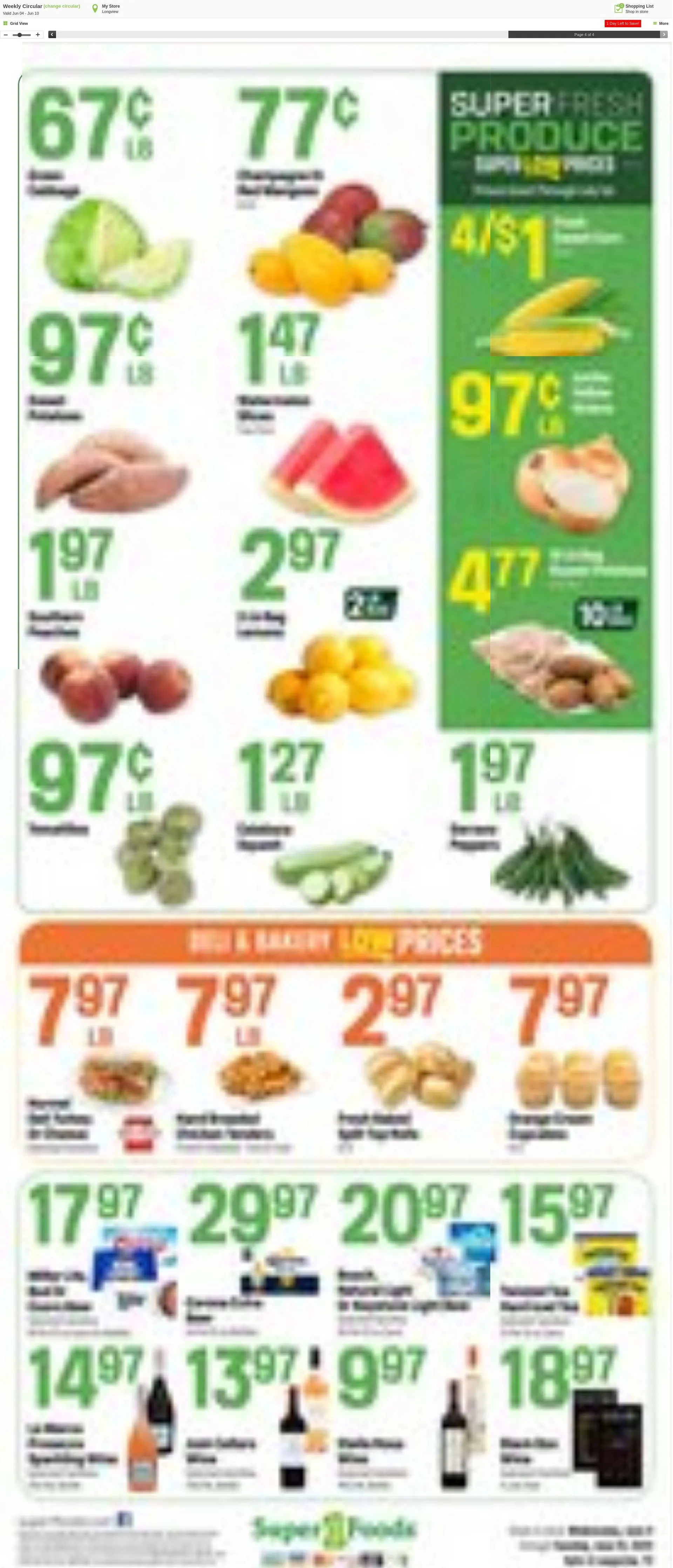 Weekly ad Super1Foods from June 11 to June 17 2025 - Page 4