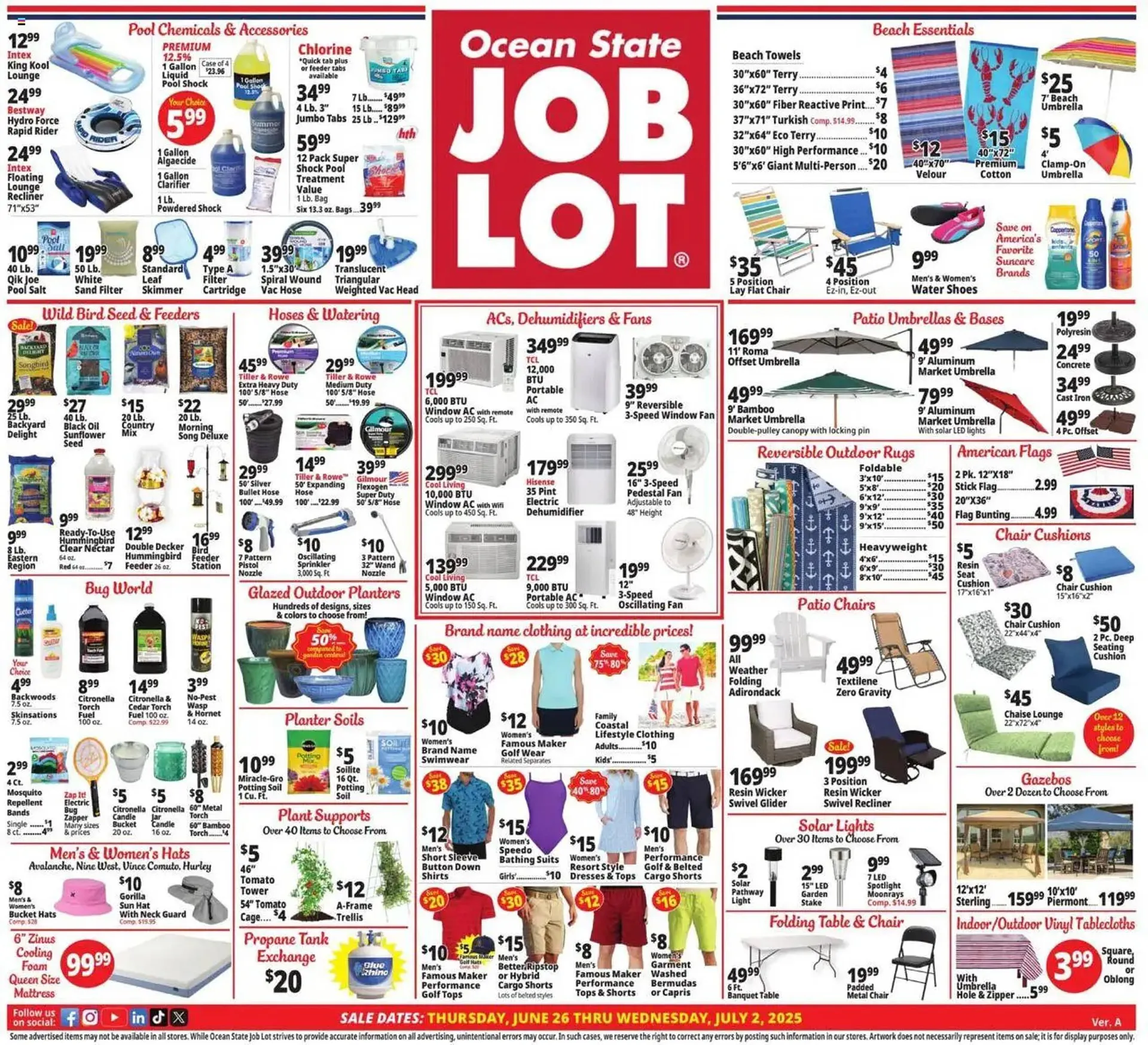 Weekly ad Ocean State Job Lot Weekly Ad from June 26 to July 2 2025 - Page 1