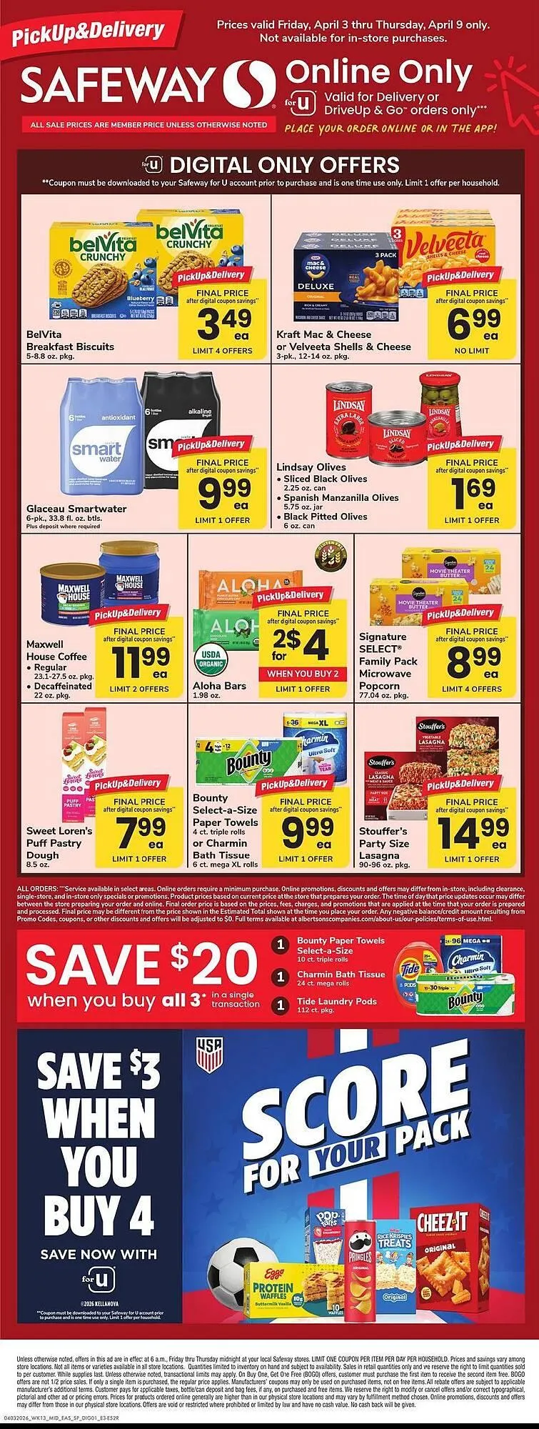 Weekly ad Safeway weekly ad from April 3 to April 9 2026 - Page 1