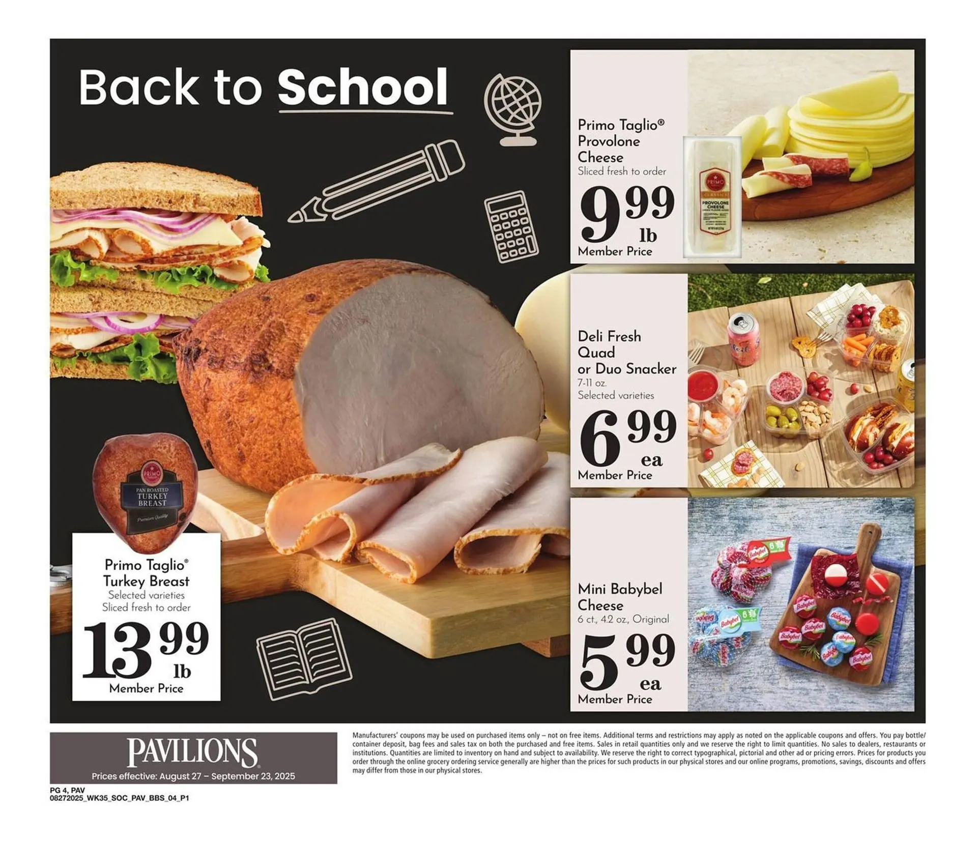 Weekly ad Pavilions Weekly Ad from August 27 to September 23 2025 - Page 4