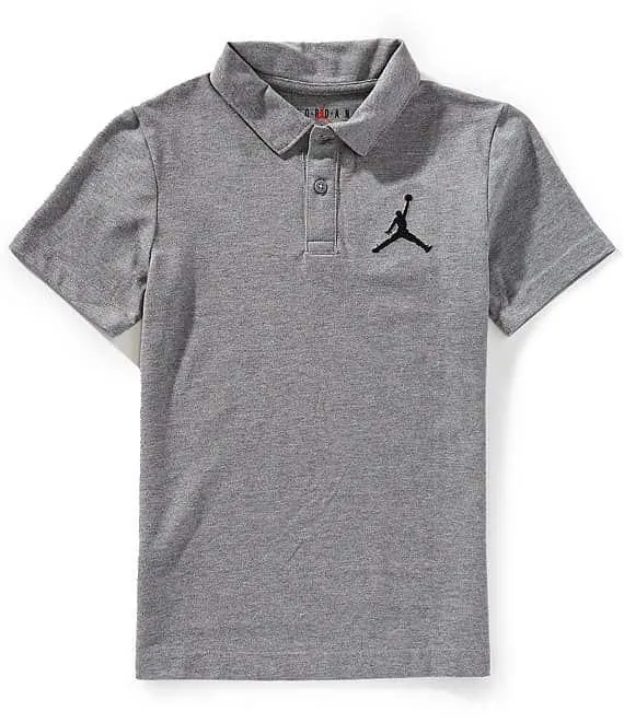 Big Boys Short Sleeve Jumpman Air Pique Polo Shirt