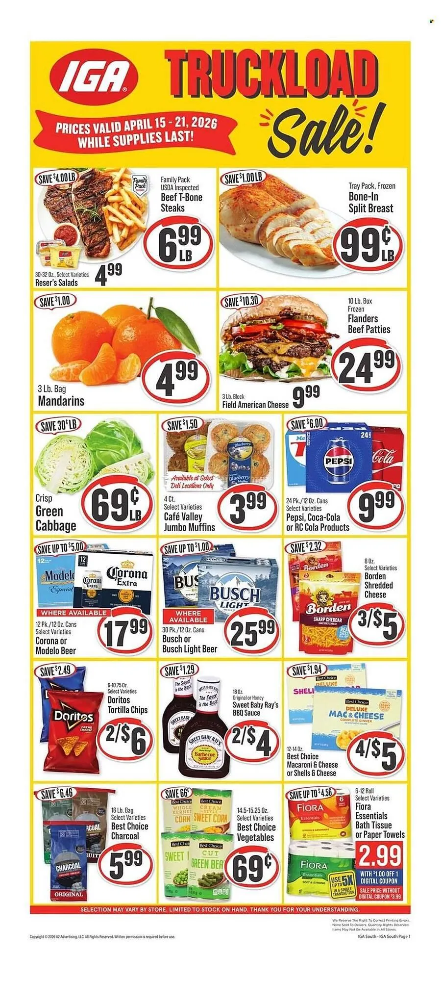 IGA weekly ad - 1
