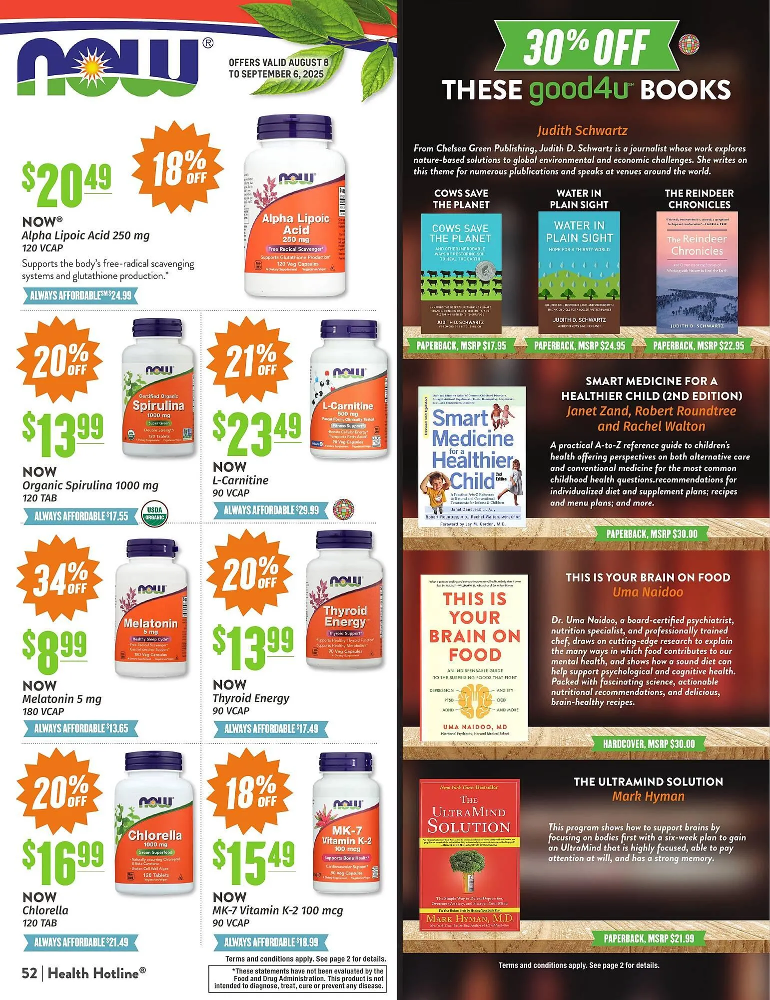 Weekly ad Natural Grocers ad from August 8 to September 6 2025 - Page 52