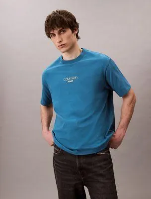CKJ Logo Graphic Relaxed T-Shirt