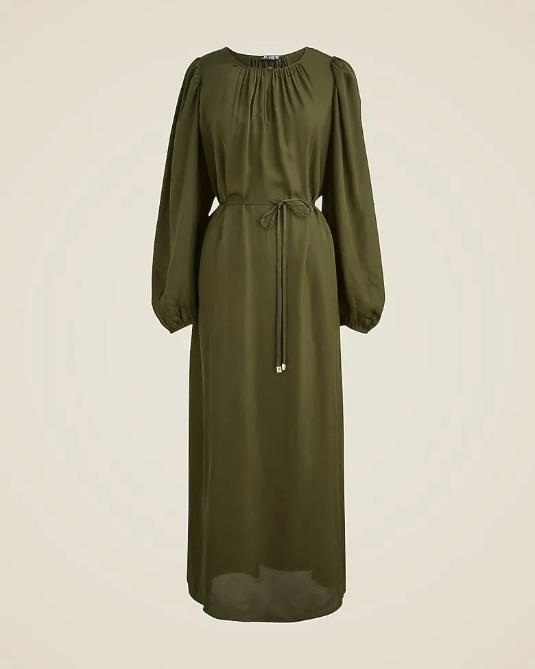 Drapey tie-waist dress