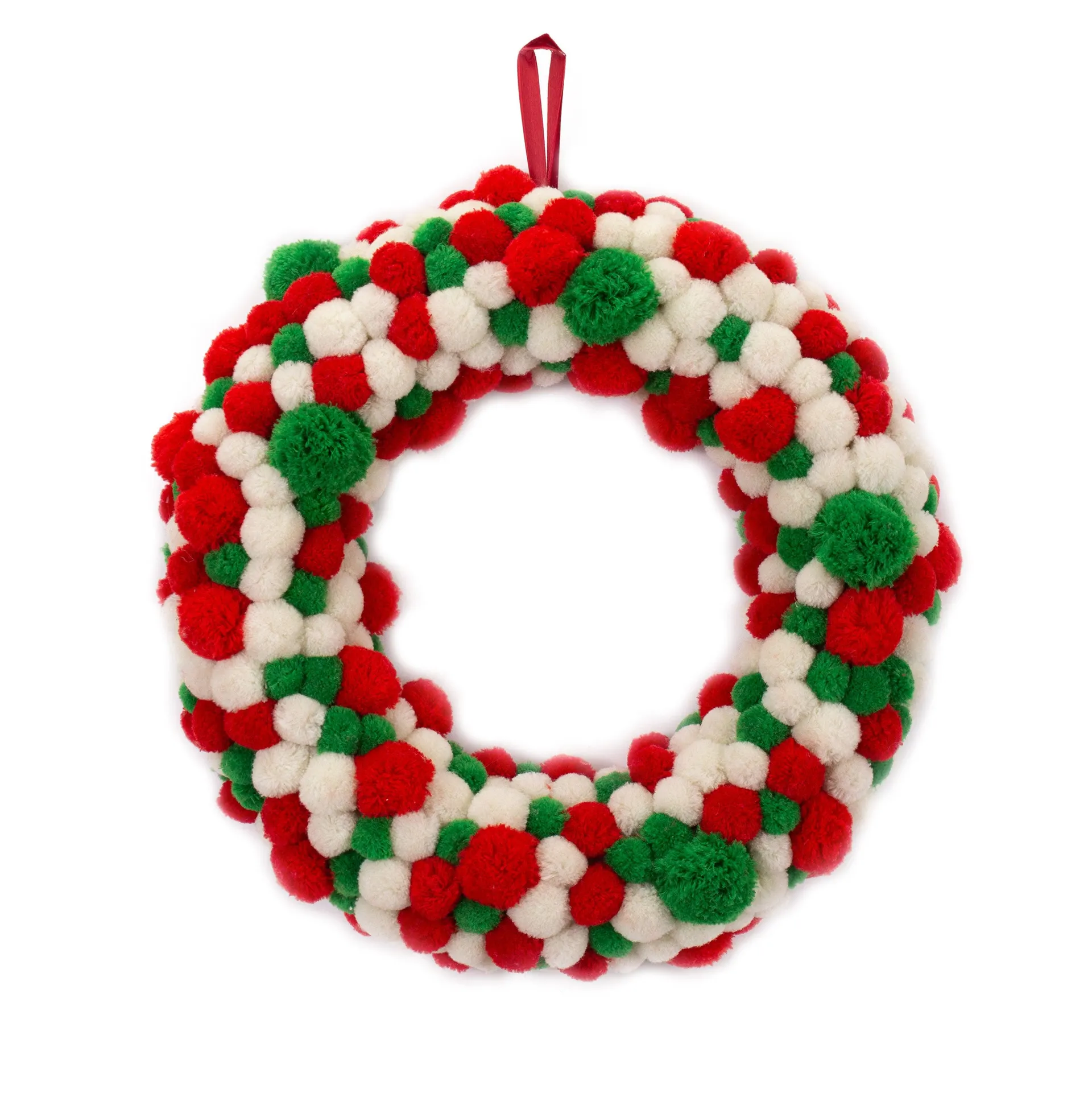 Pier 1 Pompom 14" Wreath