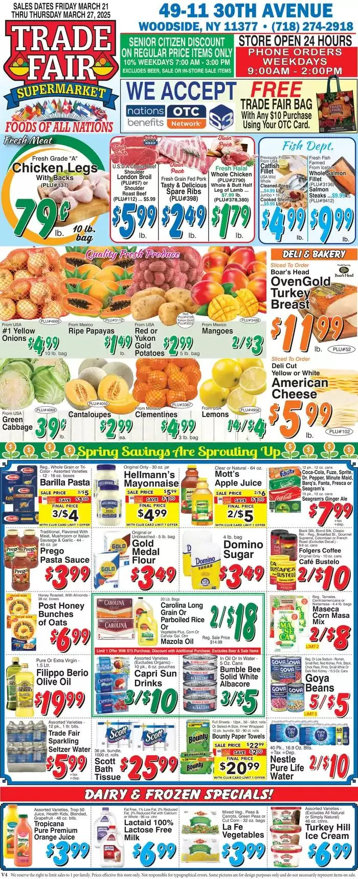 Weekly ad Great offer for all customers from March 21 to March 27 2025 - Page 1