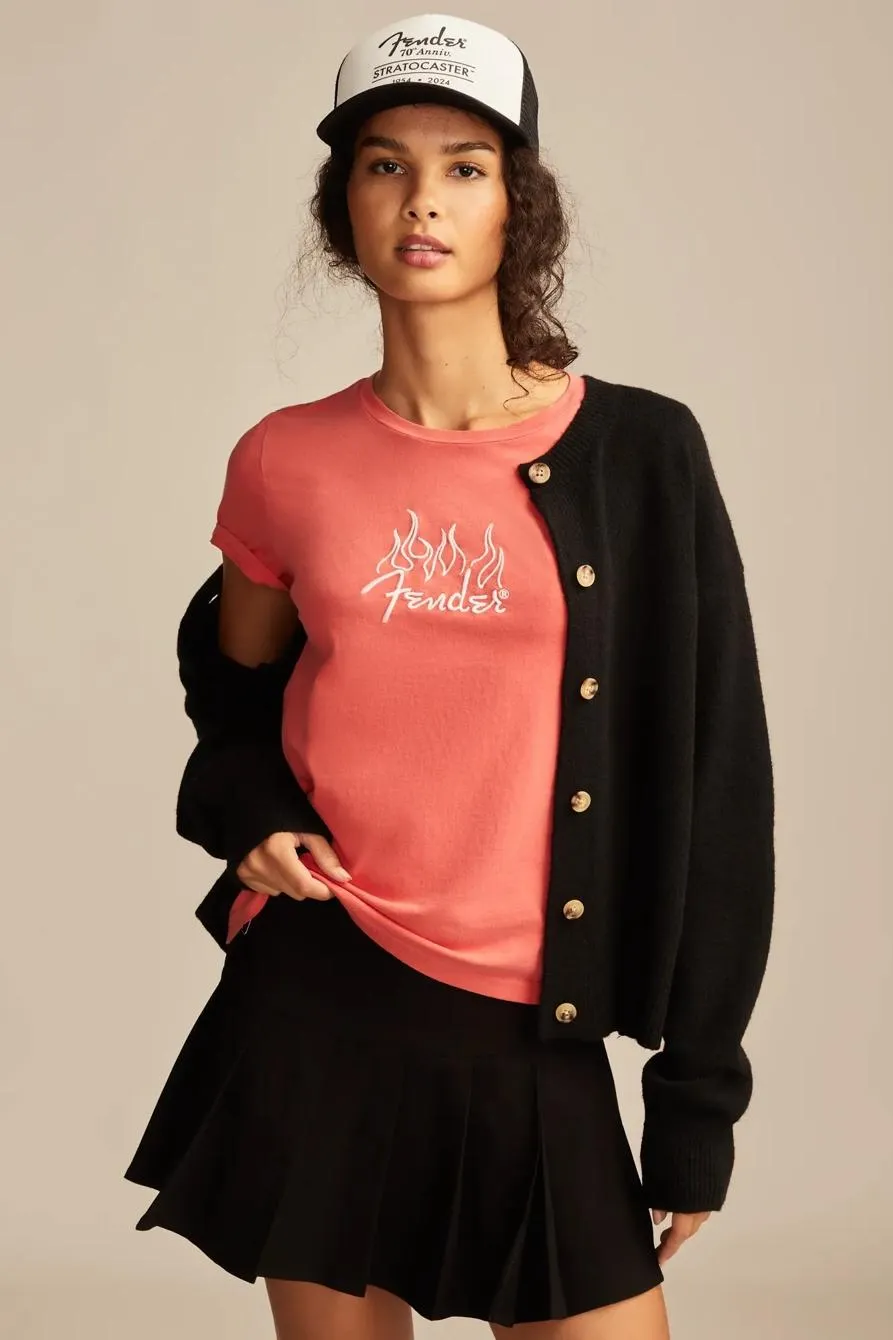 fender flames classic crew