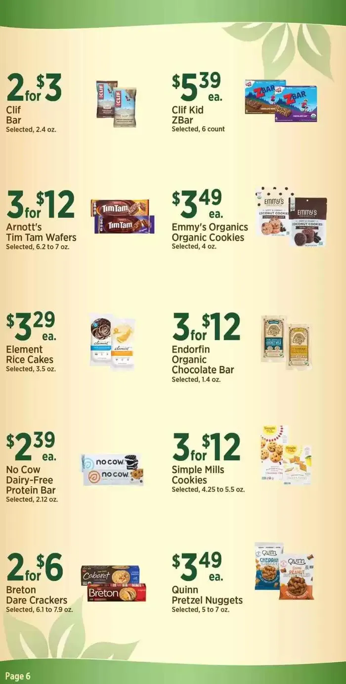 Weekly ad Yoke's Fresh Market Nature's Corner from March 26 to April 22 2025 - Page 6