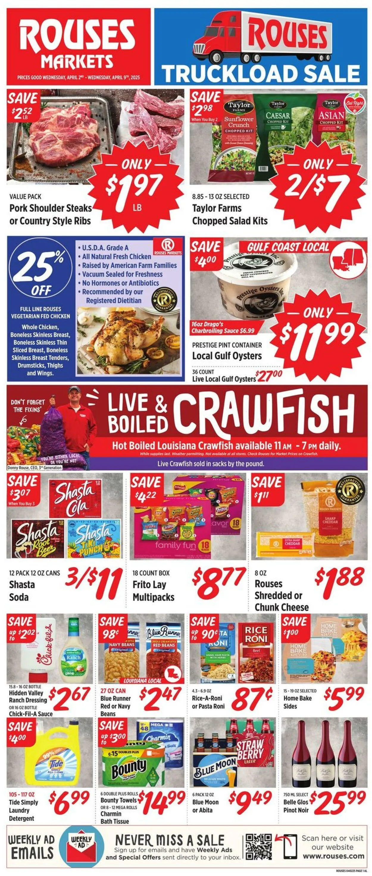 Catálogo de Rouses Current weekly ad 2 de abril al 9 de abril 2025 - Página 1